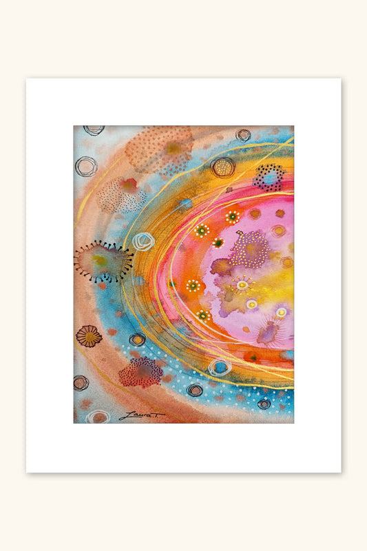 Purple Bloom - Abstract